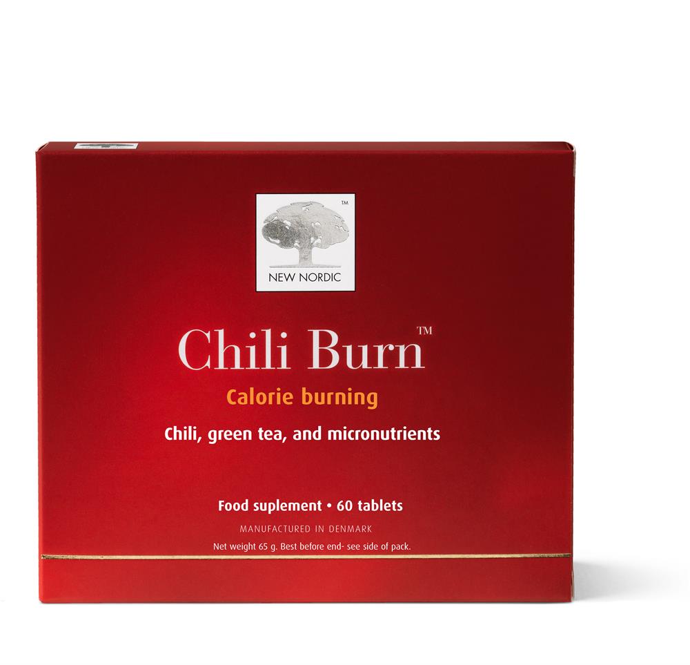 Chili Burn 60 Tablets New Improved, New Nordic