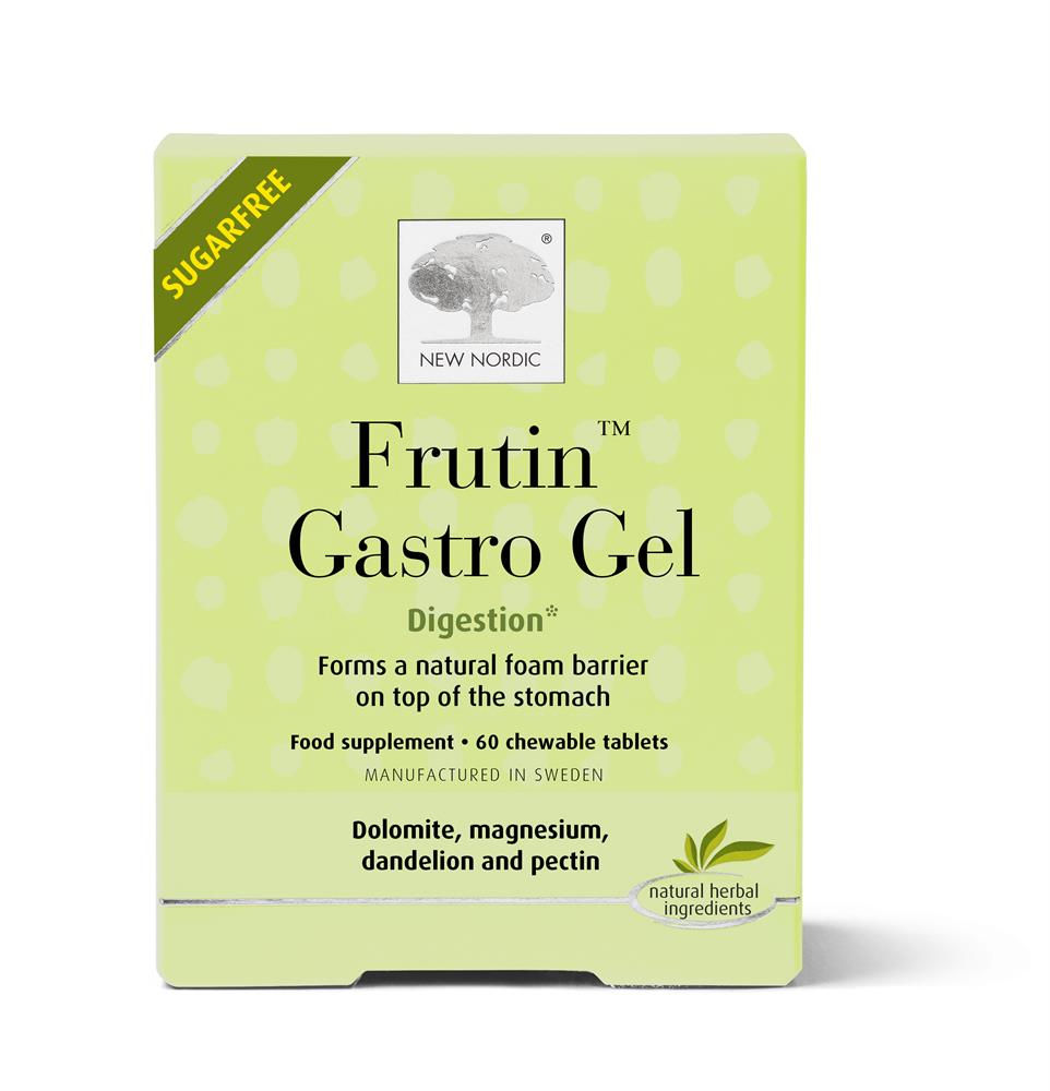 Frutin Gastro Gel 60 Tablets, New Nordic