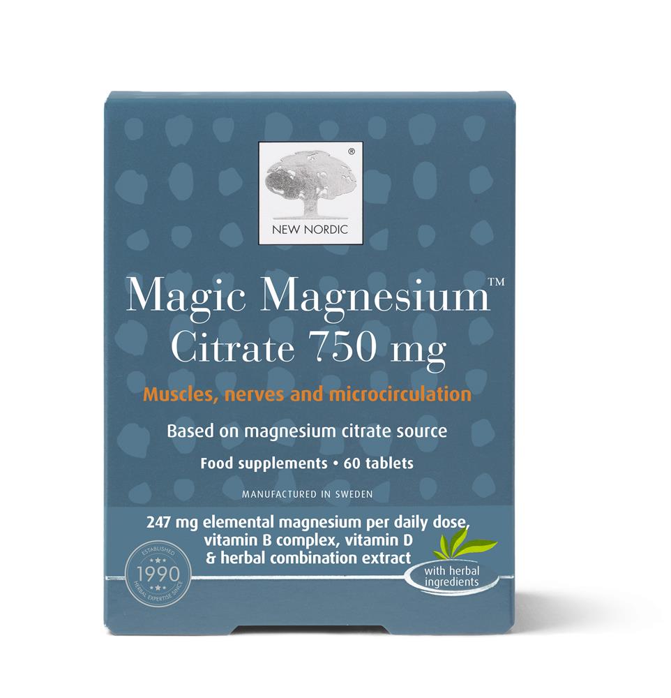 Magic Magnesium Citrate 750mg, New Nordic