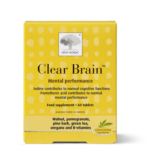 Clear Brain 60 tablets, New Nordic