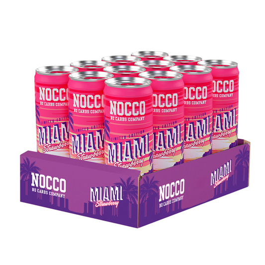 NOCCO BCAA 12x330ml Miami Strawberry