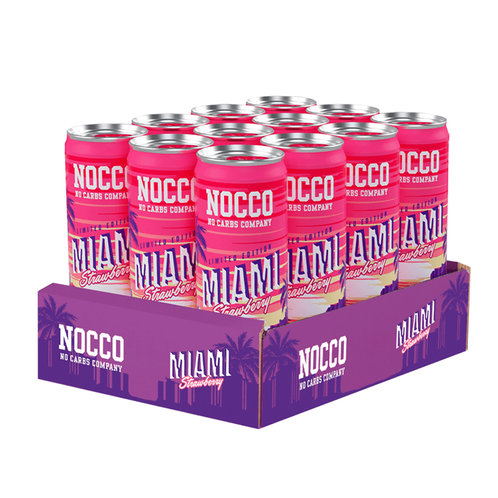 NOCCO BCAA 12x330ml Miami Strawberry