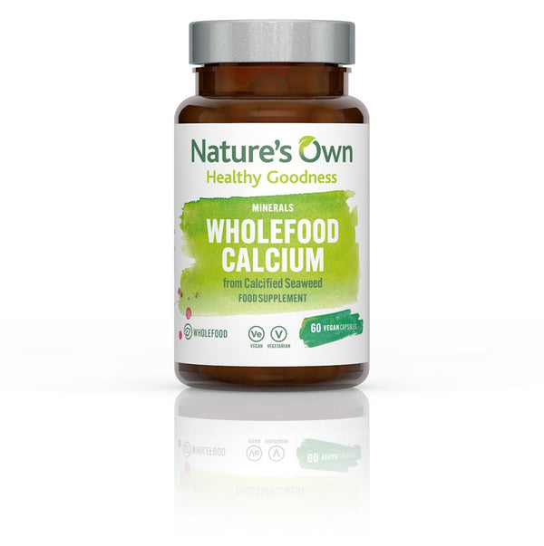 Wholefood Calcium from Seaweed 200mg 60 vcaps, Natures Own