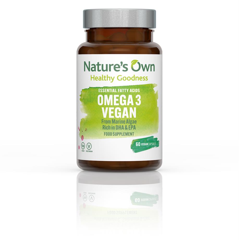 Omega 3 Vegan 60 Capsules, Natures Own