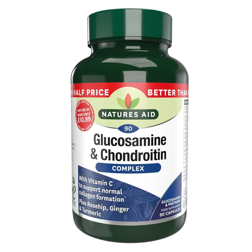 Glucosamine & Chondroitin Complex BTHP, Natures Aid Promo Packs