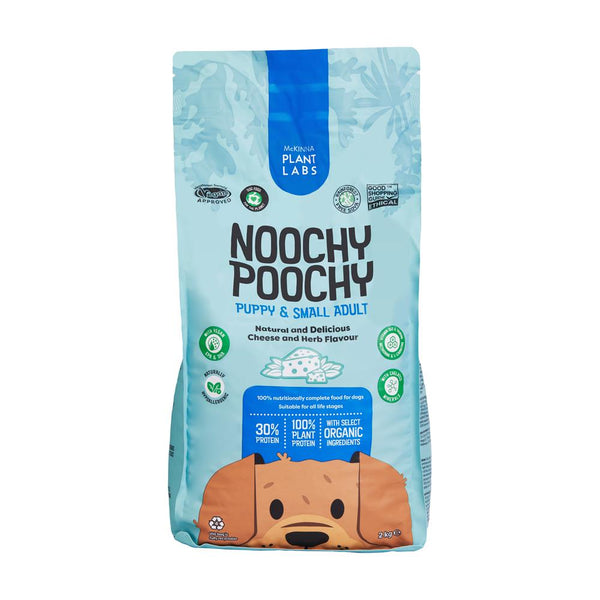 Noochy Poochy Vegan Recipe For Puppies & Small Breed Adults 2kg, NOOCHY POOCHY