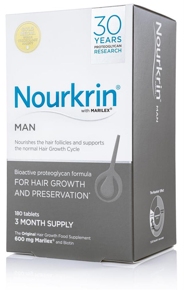 Nourkrin Man 3 Month Supply 180 tablets, Nourkrin