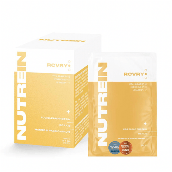 Nutrein RCVRY 12x30g Mango & Passionfruit