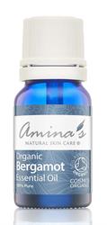 Pure Organic Bergamot Essential Oil 10ml, Amina's Natural Skincare