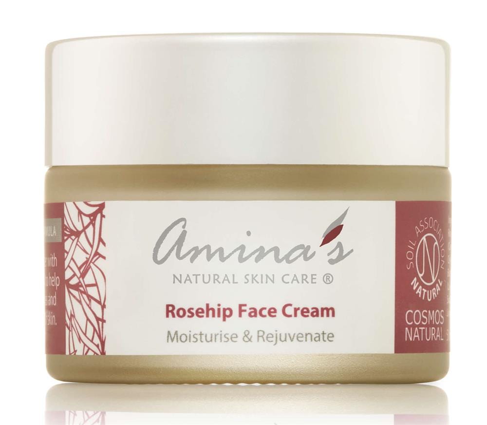 Aminas naturlige hudpleje organisk rosehip creme