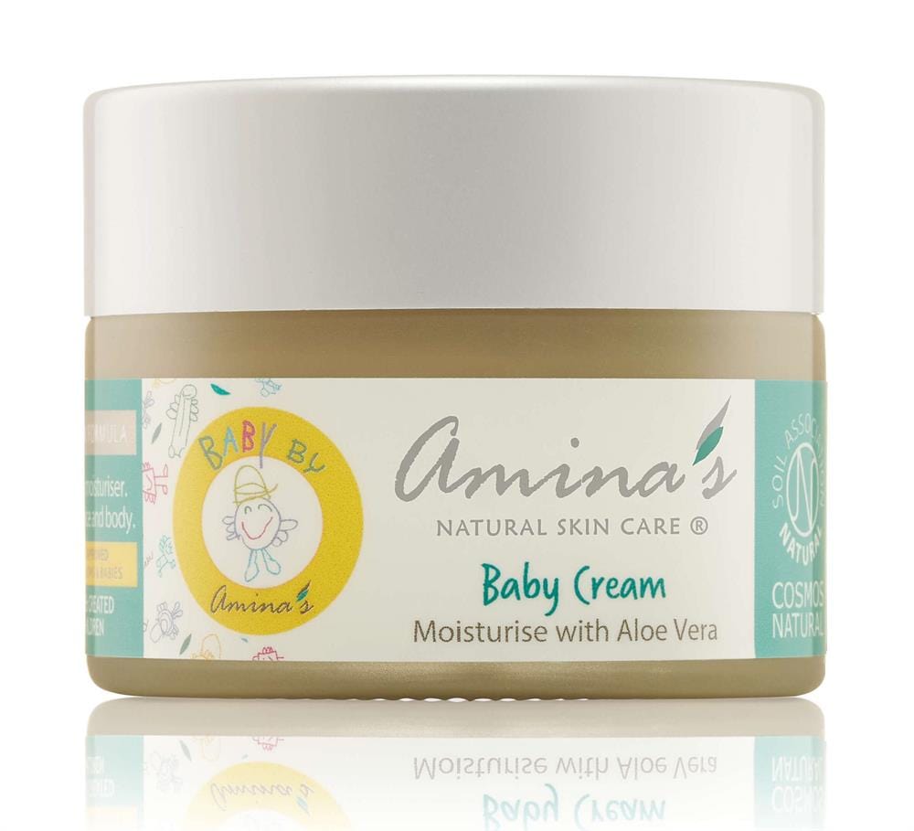 Natural Aloe Vera Baby Cream for Face & Body 50ml, Amina's Natural Skincare