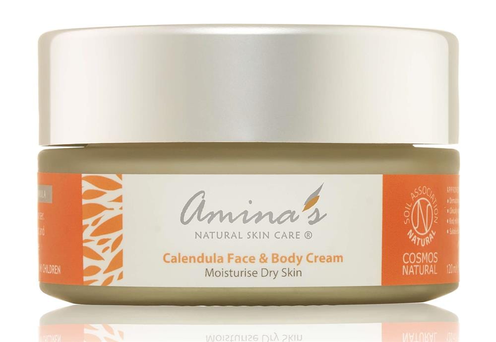 Organic Calendula Face & Body for Normal to Dry Skin 120ml, Amina's Natural Skincare