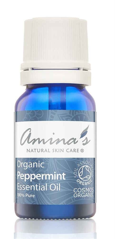 Pure Organic Peppermint Essential Oil 10ml, Amina's Natural Skincare