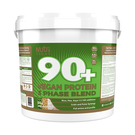 NutriVegan 90+ Protein Vegan 5kg Unflavoured