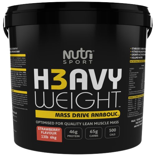 NutriSport H3avyweight Mass Drive Anabolic 1.5kg Banana