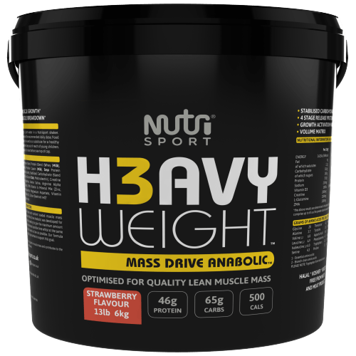 NutriSport H3avyweight Mass Drive Anabolic 1.5kg Banana