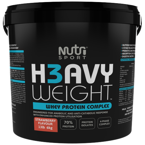 NutriSport H3avyweight Whey Protein Complex 6kg Banana