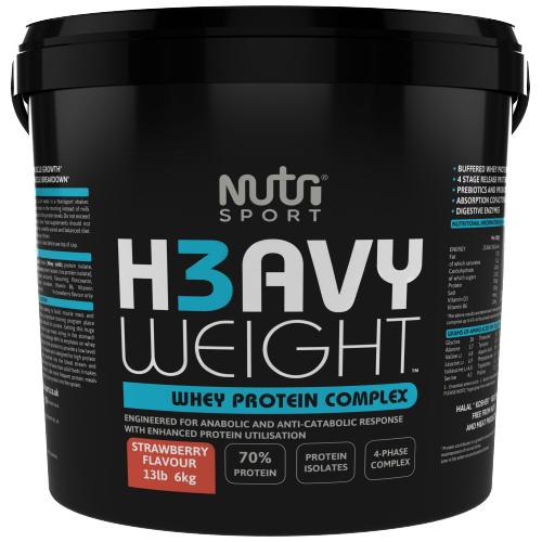 NutriSport H3avyweight Whey Protein Complex 6kg Banana