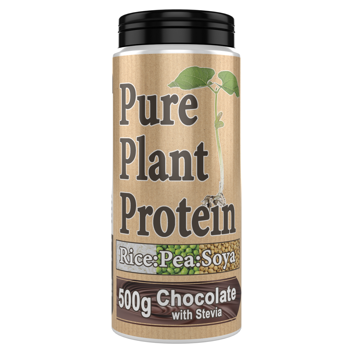 NutriVegan Pure Plant Protein 500g Chocolate