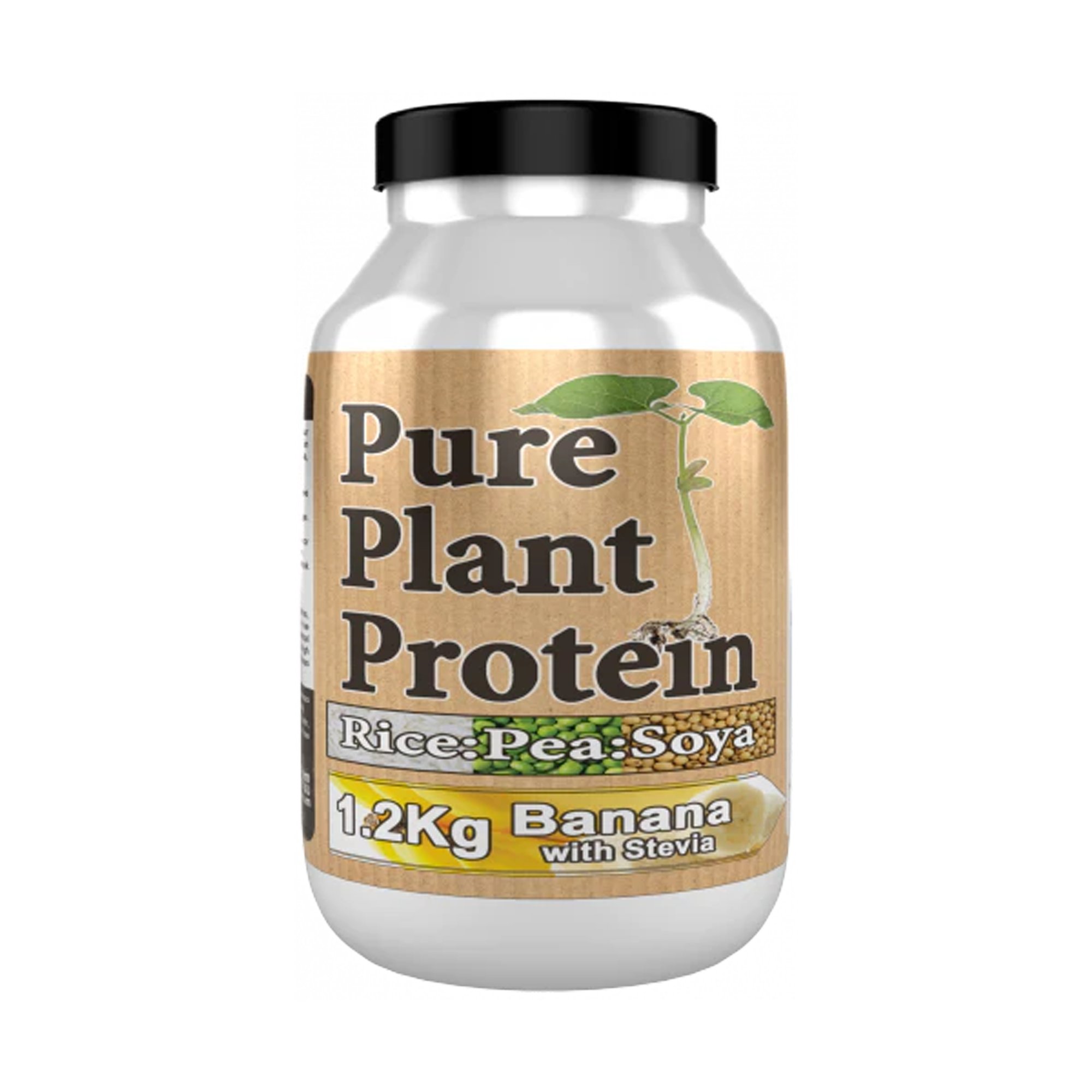 NutriVegan Pure Plant Protein 1.2Kg Banana