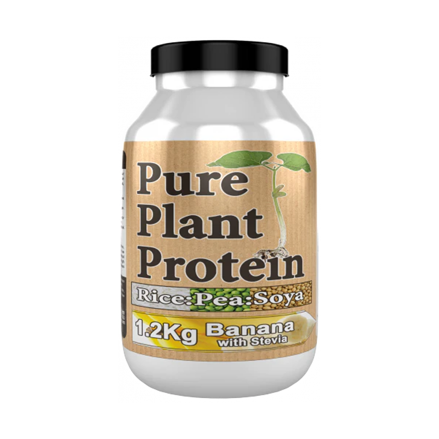 NutriVegan Pure Plant Protein 1.2Kg Banana