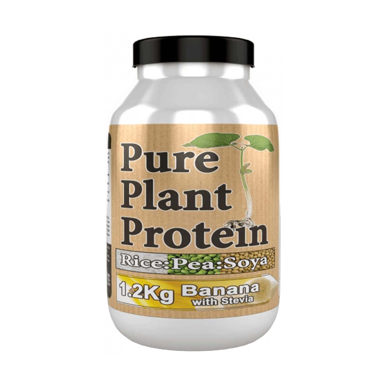 NutriVegan Pure Plant Protein 1.2Kg Banana