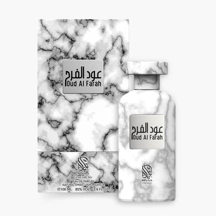 Oud Al Farah Eau De Parfum 100ml by Nylaa PARAGON Woody Oriental Fragrance for Men and Women with Bergamot Plum Lavender and Sandalwood Unisex Perfume - 100ml EDP