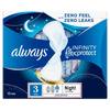 Always Infinity FlexProtect Night Pack of 10 Pads - welzo