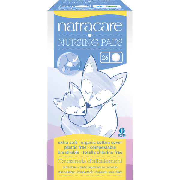 Natural Nursing Pads x 26, Natracare