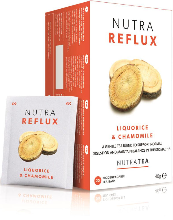 Nutra Reflux Tea - 20 Herbal Tea Bags, Nutratea