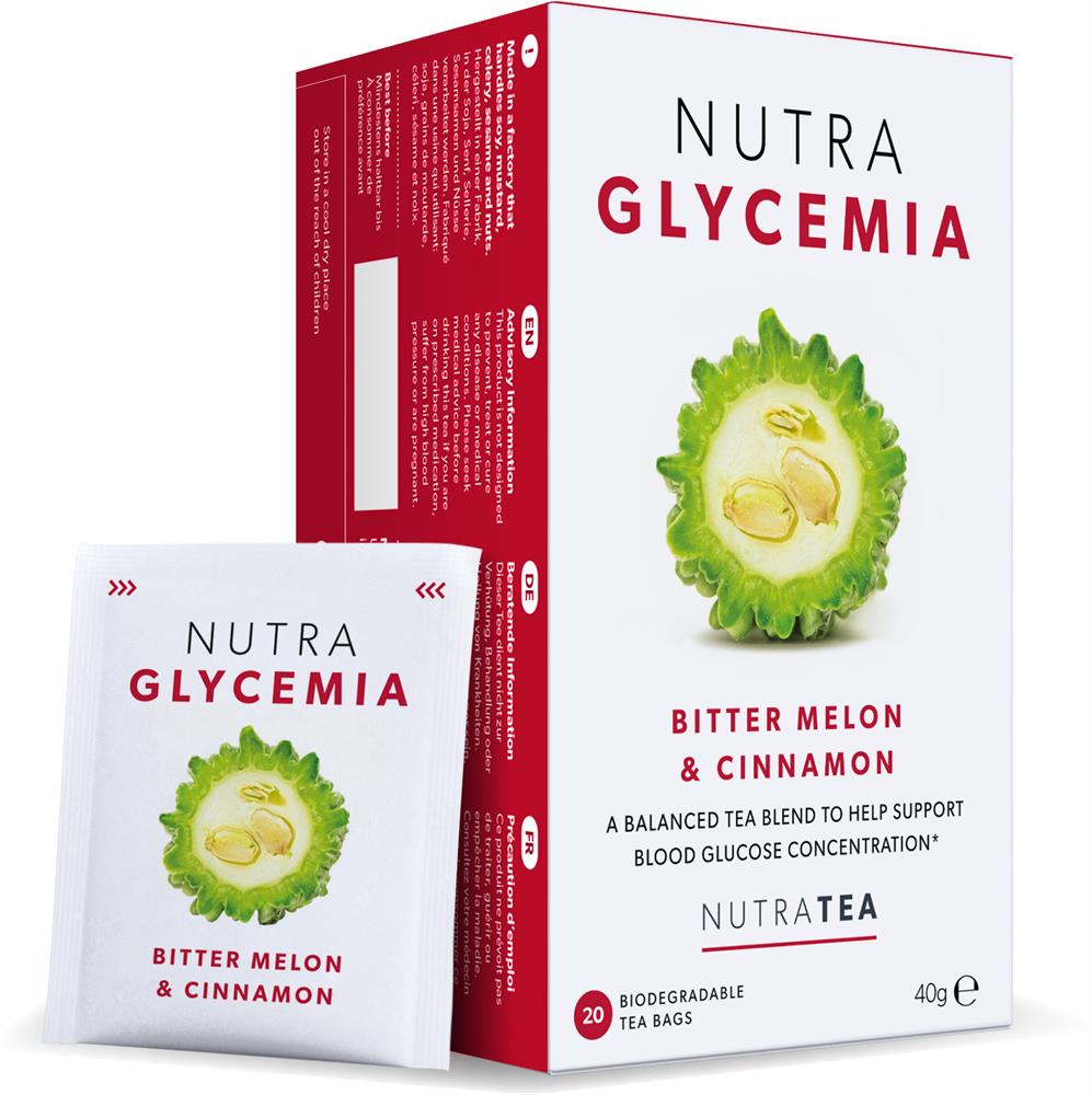 Nutra Glycemia Tea - 20 Herbal Tea Bags, Nutratea