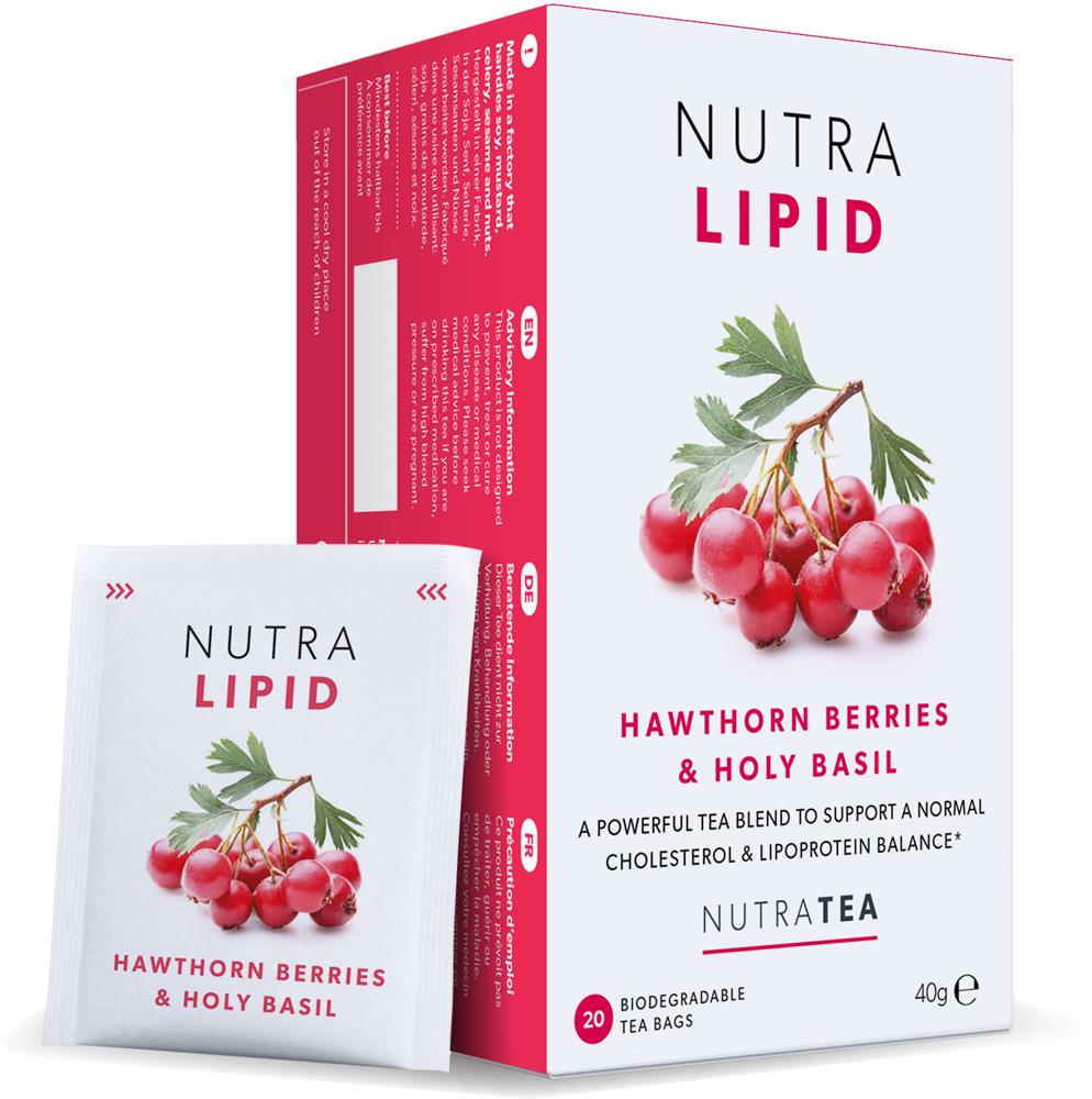 Nutra Lipid Tea - 20 Herbal Tea Bags, Nutratea