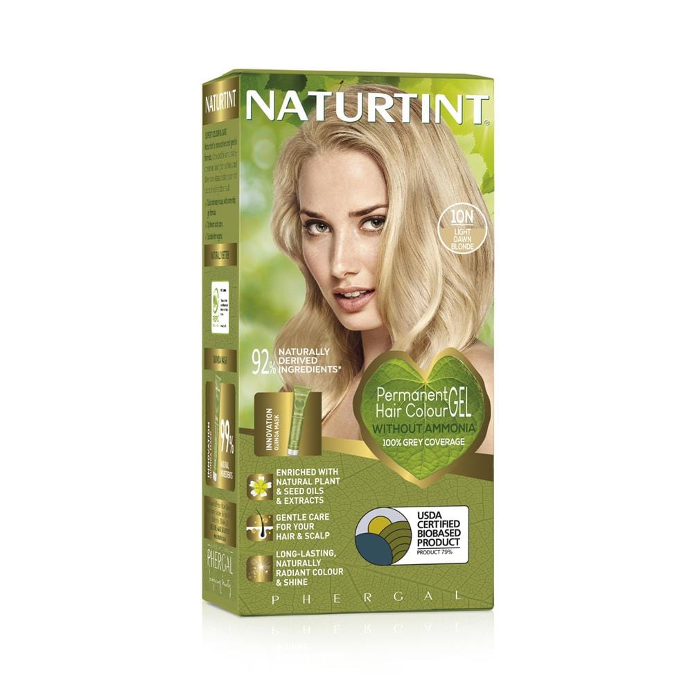 Permanent Hair Colourant Light Dawn Blonde 10N 170ml, Naturtint