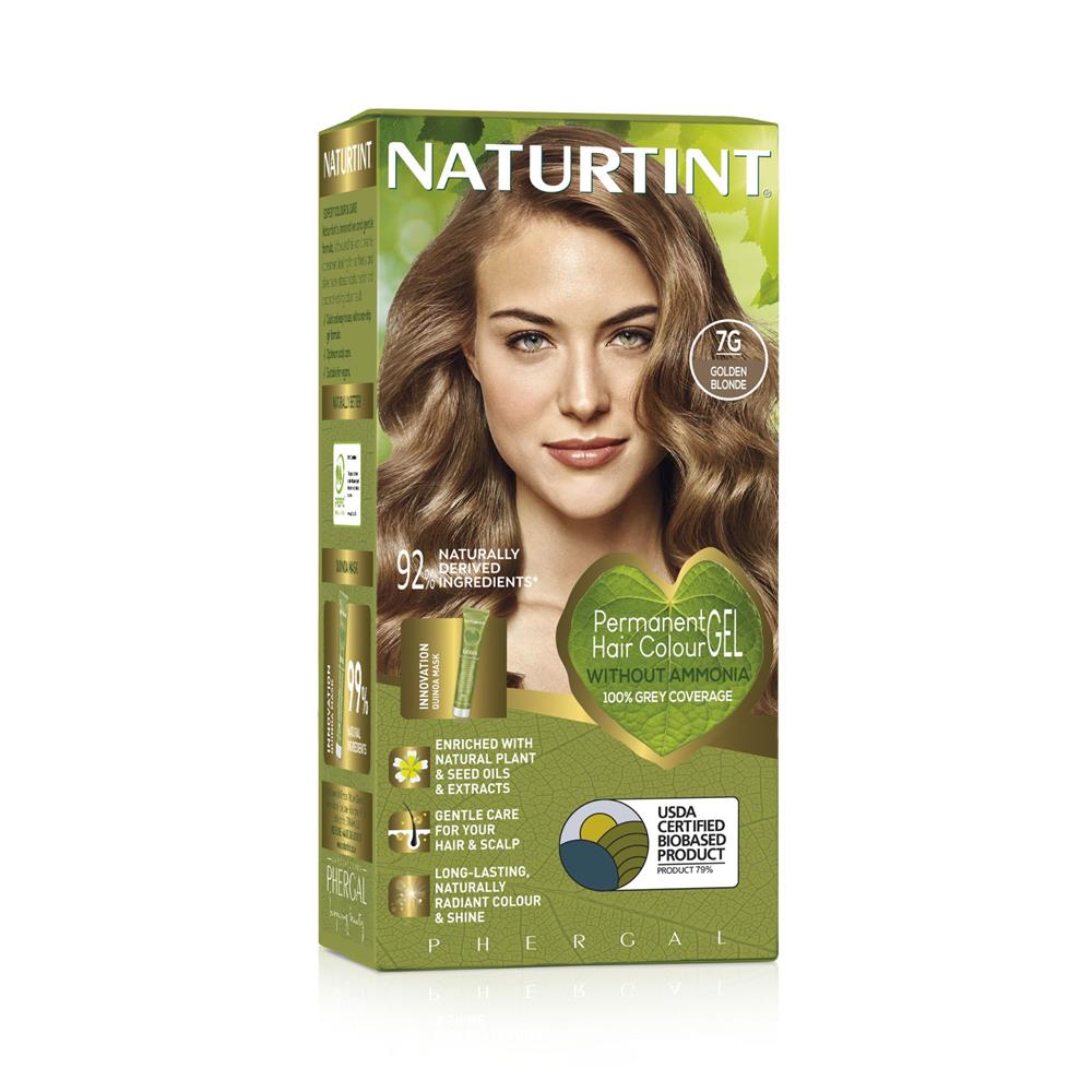 Permanent Hair Colourant Golden Blonde 7G 170ml, Naturtint