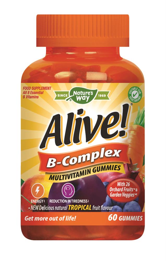 Alive! B-Complex Gummies 60s, Nature's Way