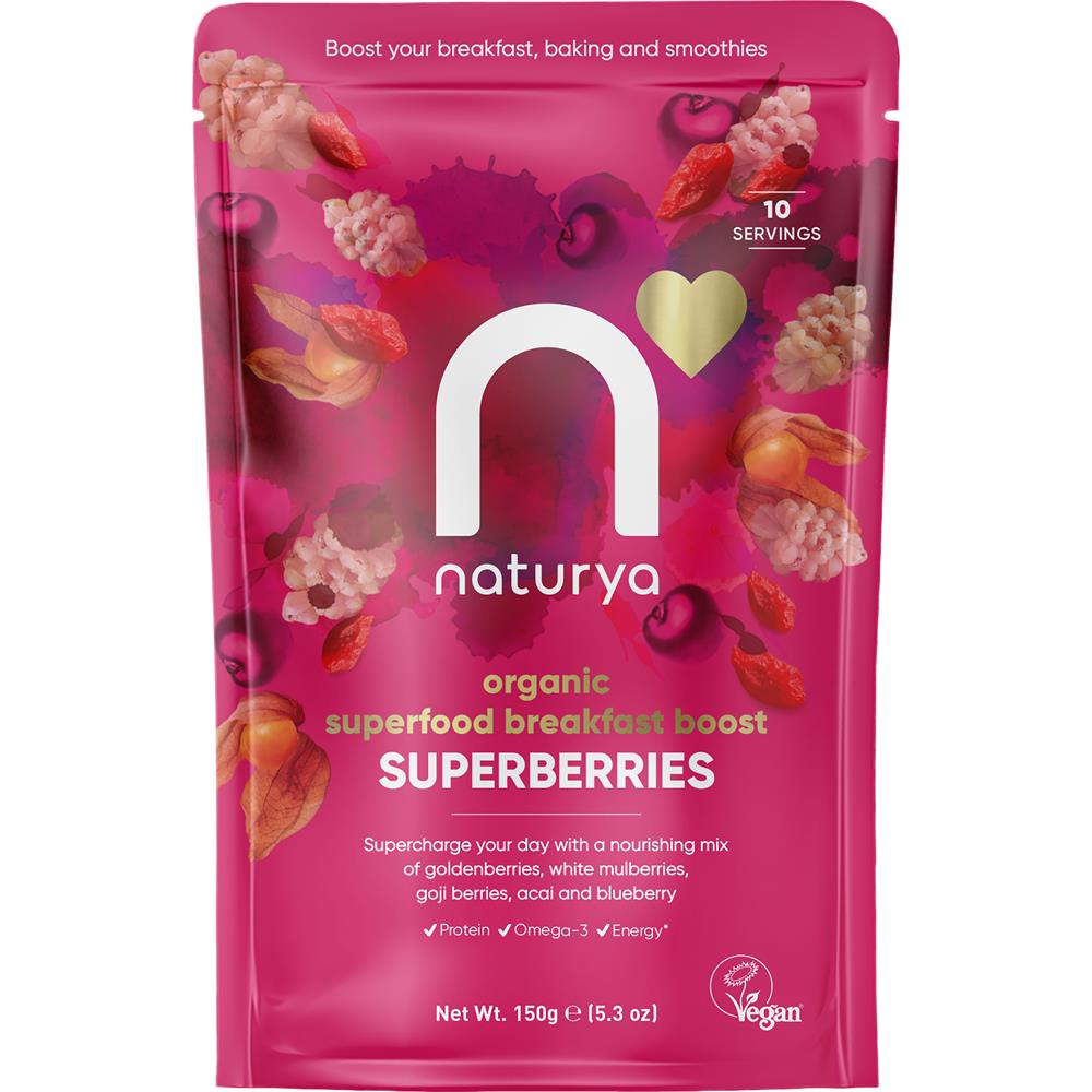 Breakfast Boost Superberries Organic 150g, Naturya