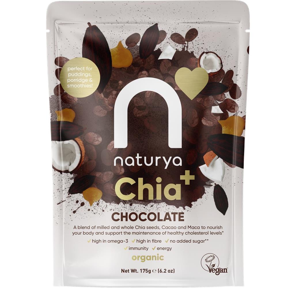 Naturya Chia+ Chocolate Organic 175g, Naturya