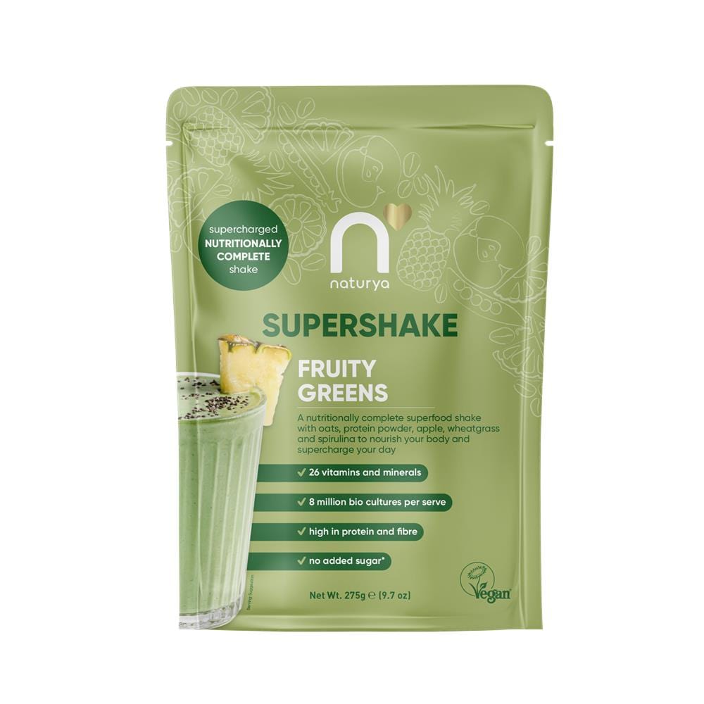 Naturya SuperShake Fruity Greens 275g, Naturya