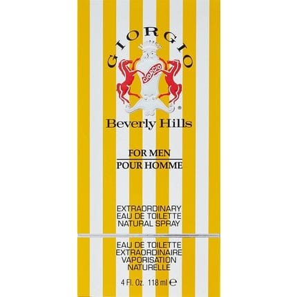 Giorgio Beverly Hills Yellow For Men EDT Spray 118ml