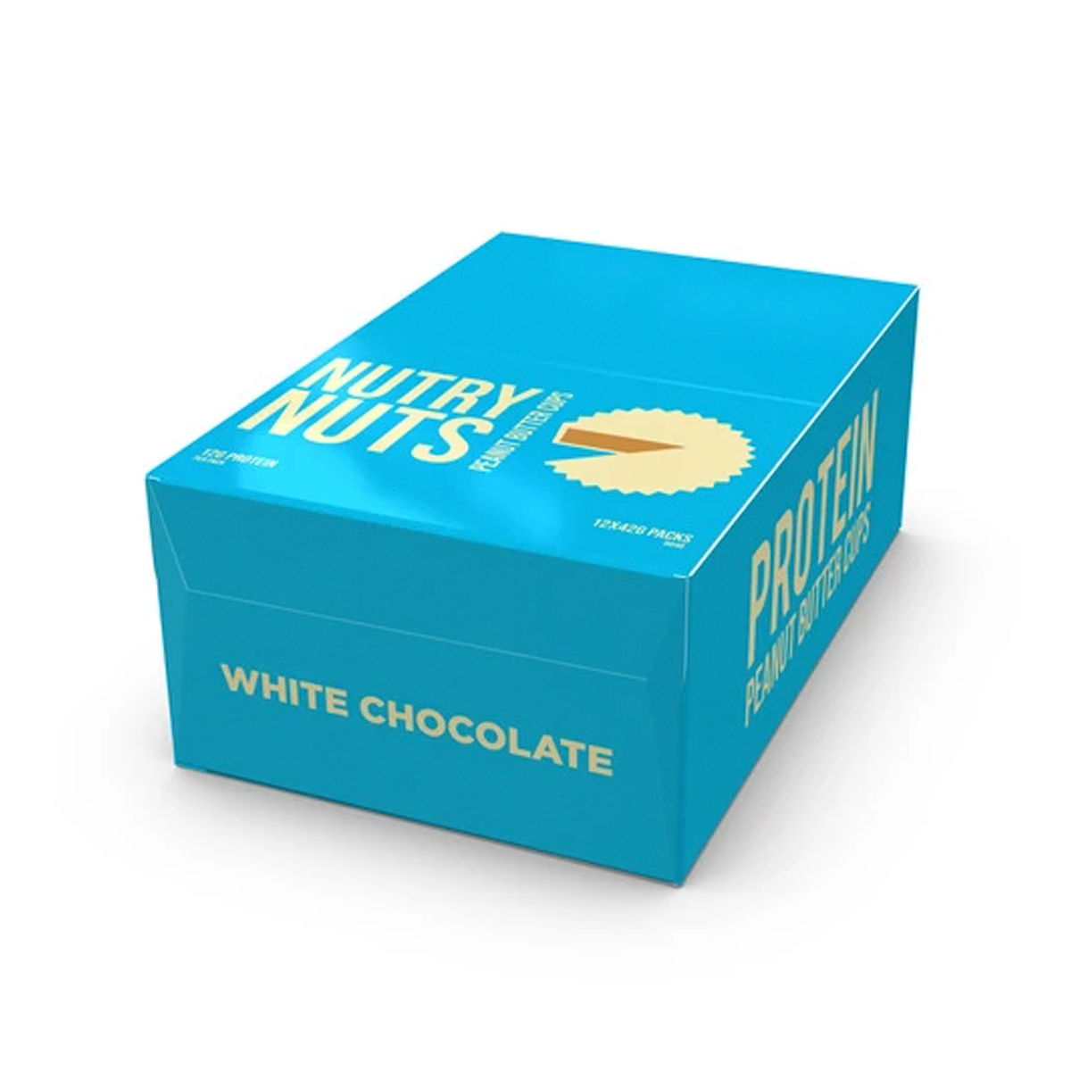 Nutry Nuts Peanut Butter Cups 12x42g White Chocolate