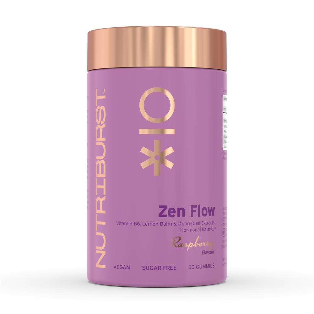 Sugar-free Vegan Zen Flo 60x Gummies, Nutriburst