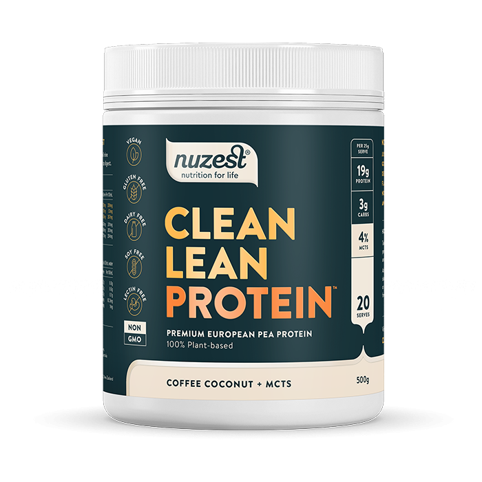 Nuzest Clean Lean Protein Functional Flavour 500g Coffee, Coconut + MCTs