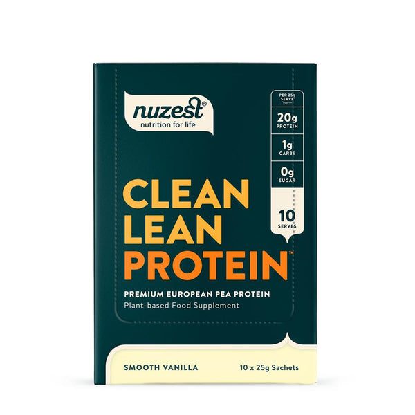 Clean Lean Protein 10x25g Sachets Box Smooth Vanilla, Nuzest