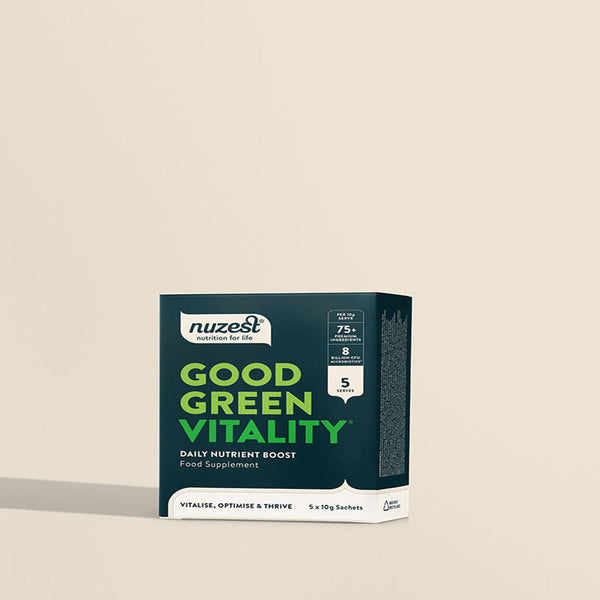 Good Green Vitality - 1 Box With 5 x 10g Sachets, Nuzest