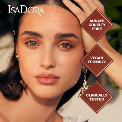 IsaDora Bronzer High-Quality Bronzing Powder Natural Finishing Easy to Blend Cruelty-Free Terracotta Bronze 43