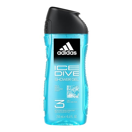 Ice Dive Shower Gel 250ml with Notes of Grapefruit, Orange, and Mint