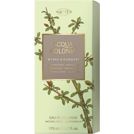 Mäurer and Wirtz 4711 Acqua Colonia Myrrh and Kumquat Eau de Cologne 170ml Spray