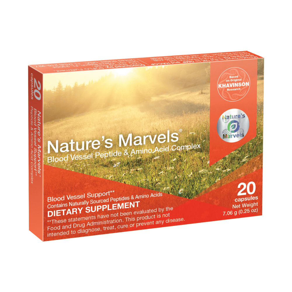 Nature's Marvels Blood Vessel Bioregulator – 20 Capsules