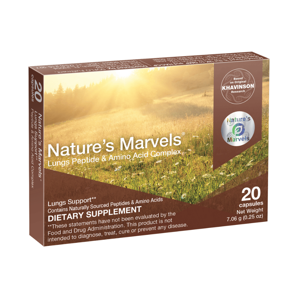 Nature's Marvels Lungs Bioregulator – 20 Capsules