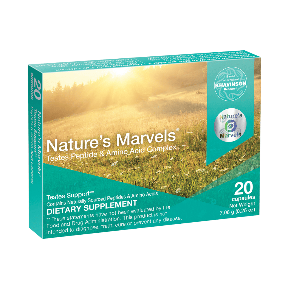 Nature's Marvels Testes Bioregulator – 20 Capsules